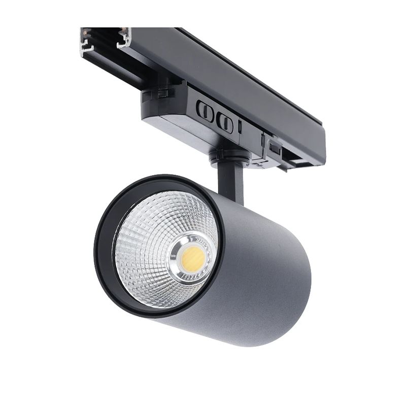 3-PHASEN SCHIENENSPOT | 10W-20W-30W | SCHWARZ | DIMMBAR | 1800K/3200K