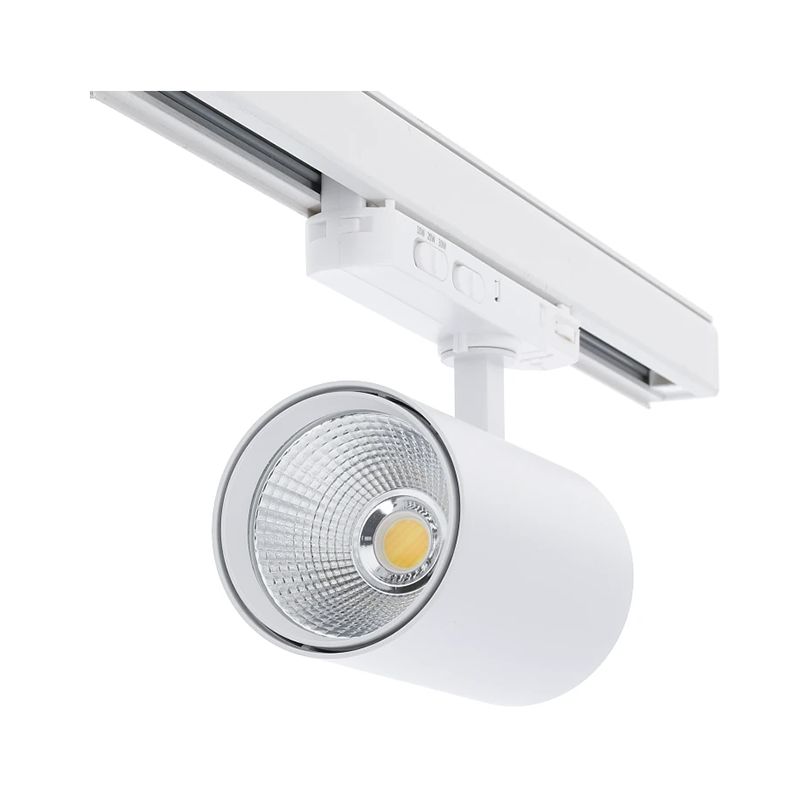 3-PHASEN SCHIENENSPOT | 10W-20W-30W | WEISS | DIMMBAR | 1800K/3200K