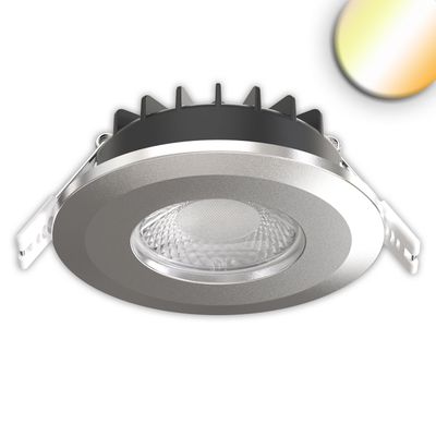 LED Einbaustrahler Vario-68, 6W, 60°, 2700|3000|4000|6000K, IP65, CRI90, chrom LED Einbaustrahler Vario-68, 6W, 60°, 2700|3000|4000|6000K, IP65, CRI90, chrom