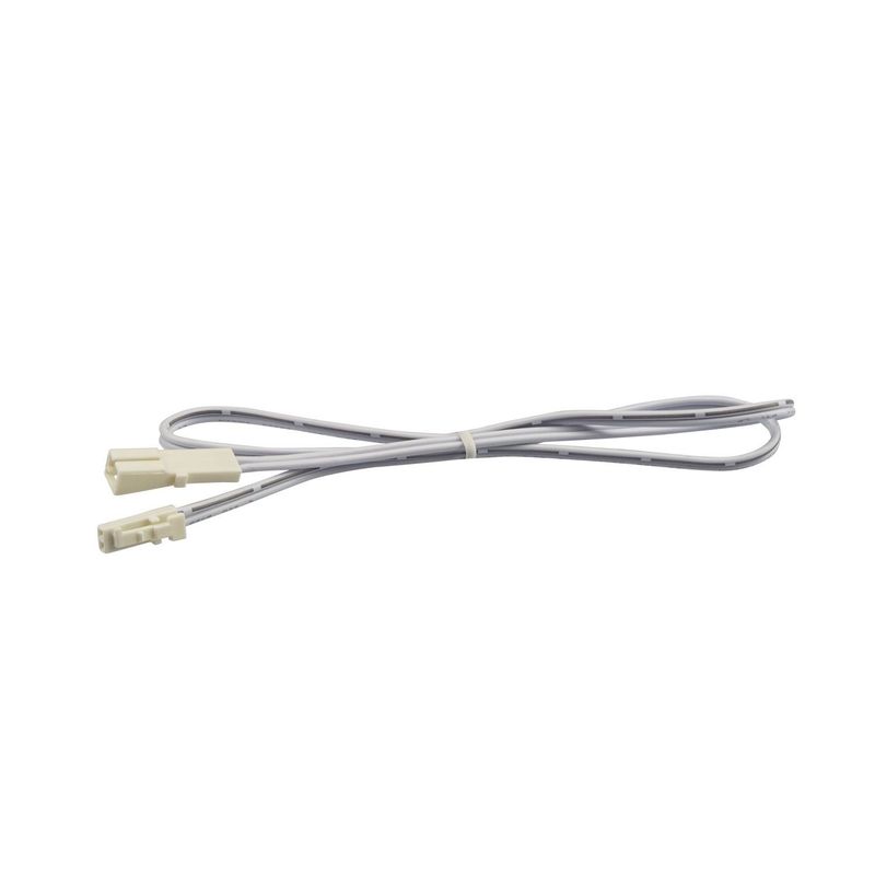 MiniAMP Verlängerung male-female, 50cm, 2-polig, weiß, max. 3A