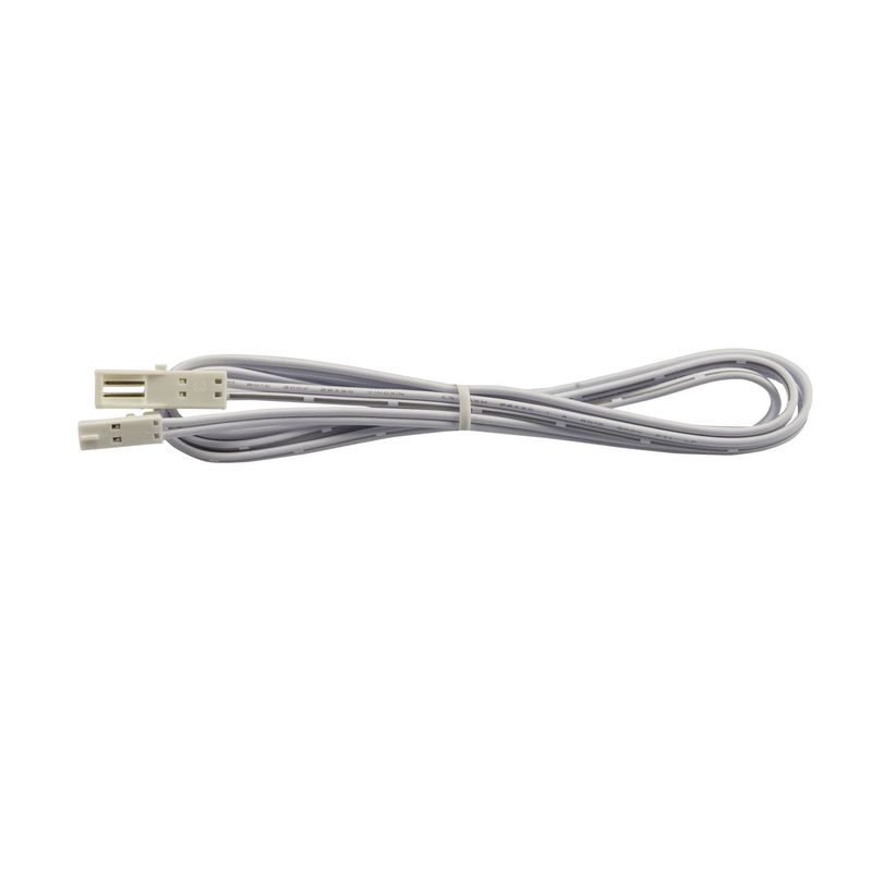 MiniAMP Verlängerung male-female, 100cm, 2-polig, weiß, max. 3A