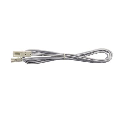 MiniAMP Verlängerung male-female, 100cm, 2-polig, weiß, max. 3A
