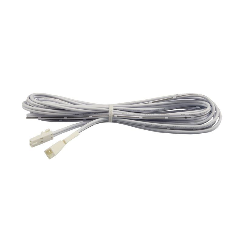 MiniAMP Verlängerung male-female, 200cm, 2-polig, weiß, max. 3A