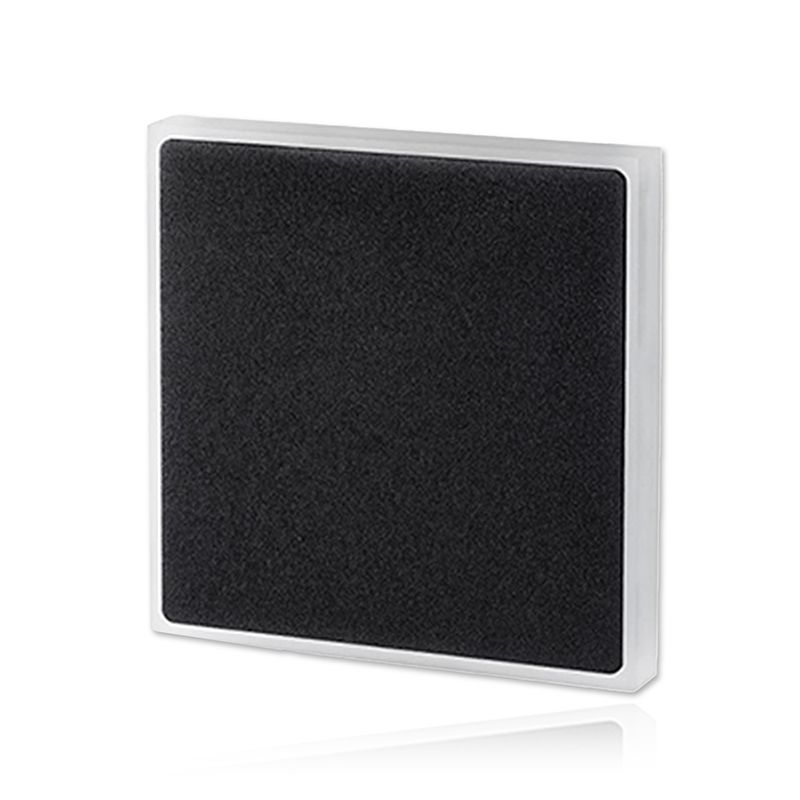 AUFSATZ FÜR TREPPENEINBAULEUCHTEN | SCHWARZ | 360° | QUADRATISCH