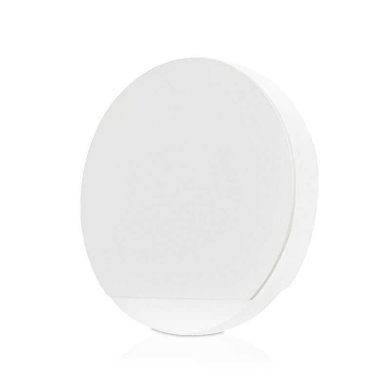 AUFSATZ FÜR TREPPENEINBAULEUCHTEN | WEISS | RUND | UNTEN