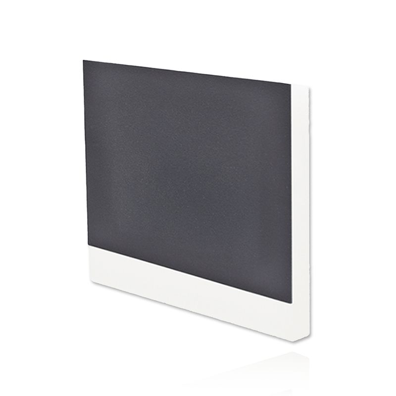 AUFSATZ FÜR TREPPENEINBAULEUCHTEN | SCHWARZ | QUADRATISCH | UNTEN