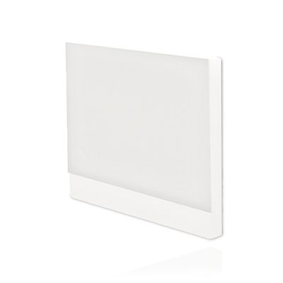 AUFSATZ FÜR TREPPENEINBAULEUCHTEN | WEISS | QUADRATISCH | UNTEN