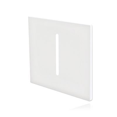 AUFSATZ FÜR TREPPENEINBAULEUCHTEN | WEISS | QUADRATISCH | MITTIG