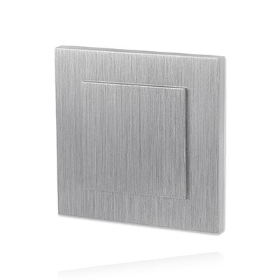 AUFSATZ FÜR TREPPENEINBAULEUCHTEN | ALU-LOOK | OFFENES QUADRAT