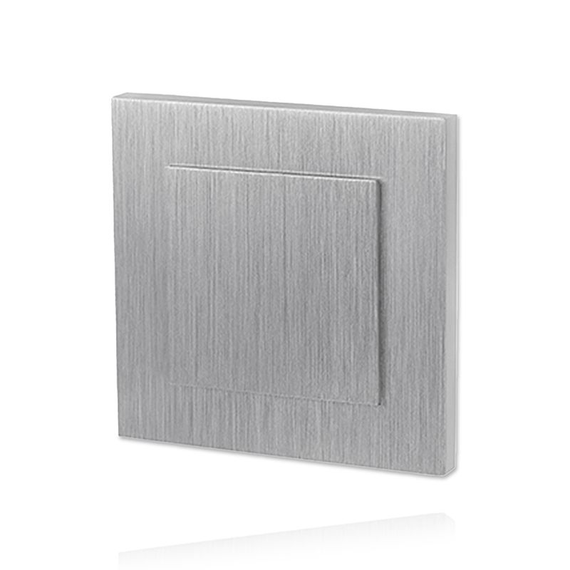 AUFSATZ FÜR TREPPENEINBAULEUCHTEN | ALU-LOOK | OFFENES QUADRAT