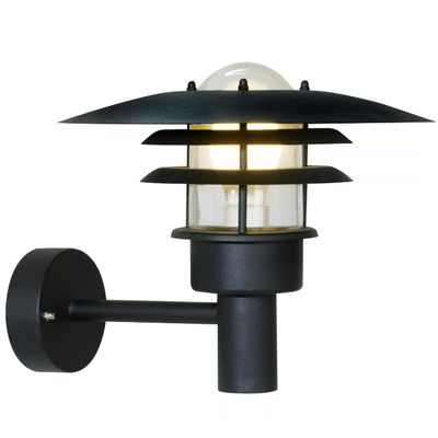 Lønstrup 32 Wandleuchte Schwarz E27 IP44