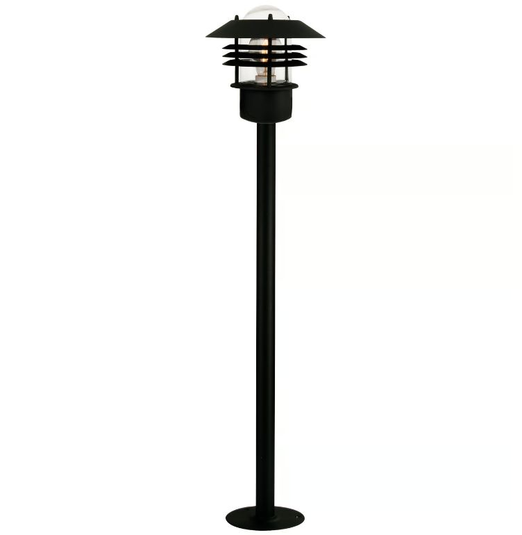 Vejers Pollerleuchte Schwarz E27 IP54