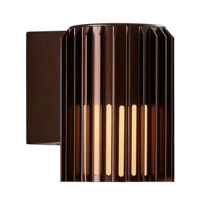 Aludra Wandleuchte Seaside metallisch braun E27 IP54