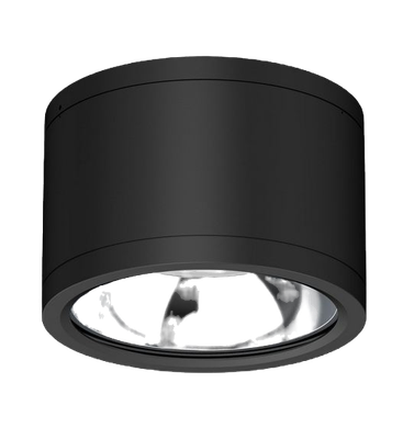 LED Deckenaufbaustrahler IP65, schwarz, 25W, ColorSwitch 3000|4000|5000K, dimmbar