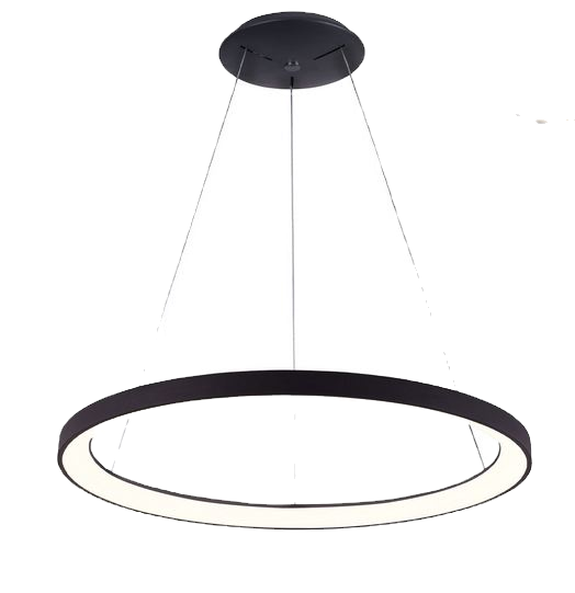 LED Hängeleuchte 580, schwarz, 48W, rund, ColorSwitch 3000|3500|4000K, dimmbar