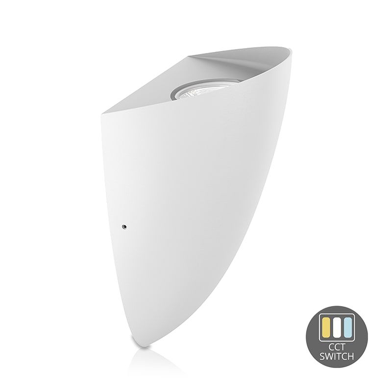 WANDLAMPE | WEISS | 8W | DIMMBAR | CCT-SCHALTER