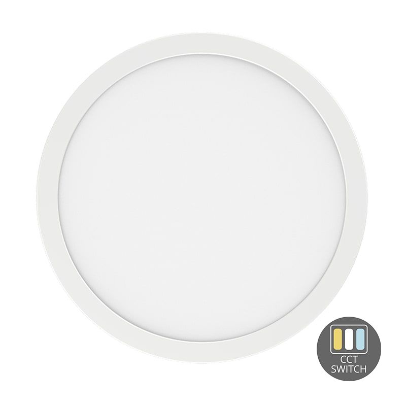 LED-EIN-/AUFPUTZMONTAGE | DOWNLIGHT | SENSOR+WATTSCHALTER+CCT-SCHALTER
