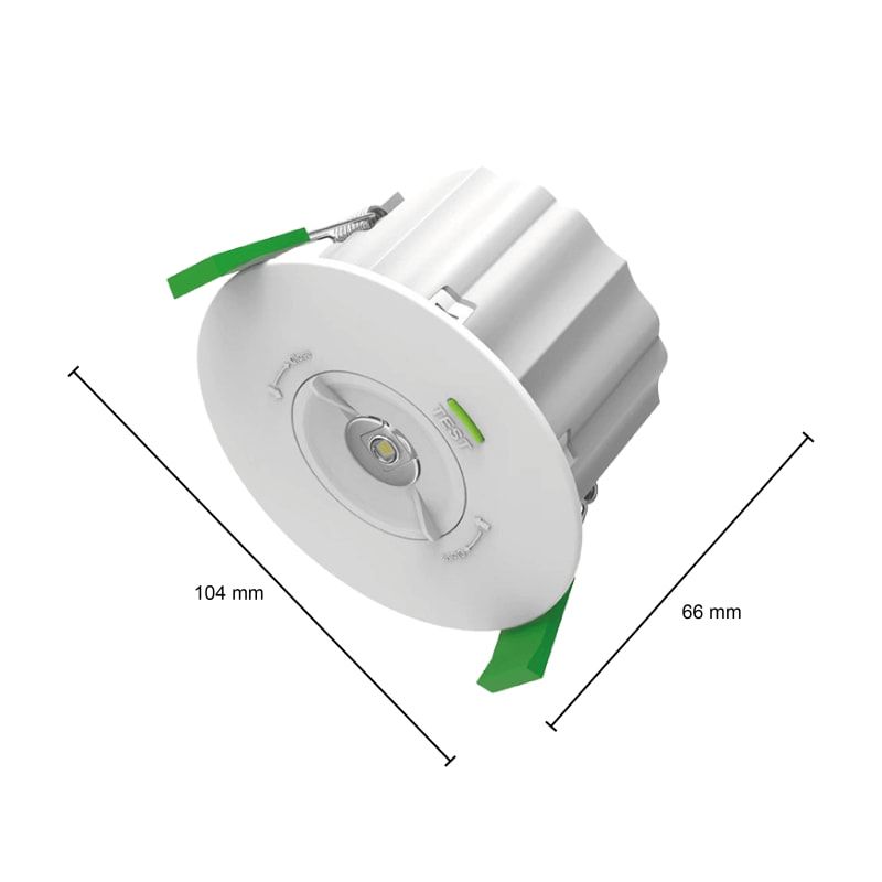 LED-EIN-/AUFBAU-NOTBELEUCHTUNG | WEISS