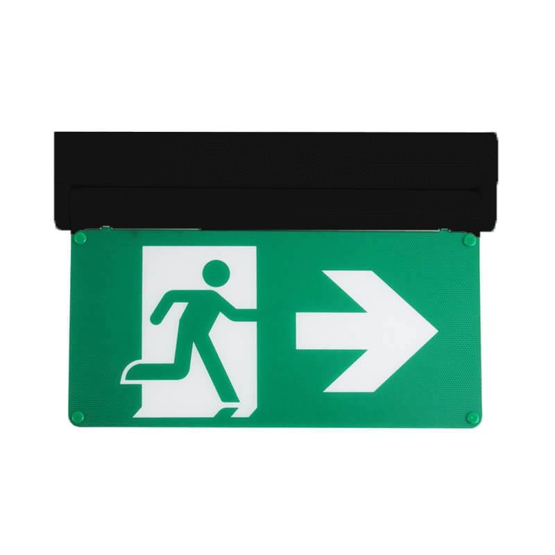 NOTBELEUCHTUNG | SCHWARZ | 3,5W | IP20 (EINSCHLIESSLICH PLATTEN)