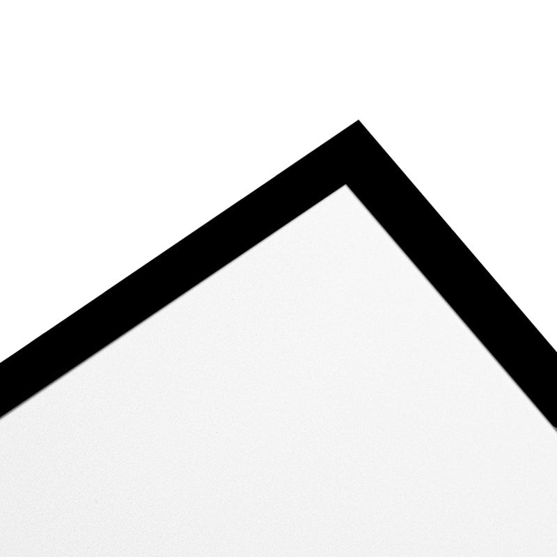 SEITLICH BELEUCHTETES LED-PANEL | 120X30CM | 36W | SCHWARZ | CCT-SCHALTER