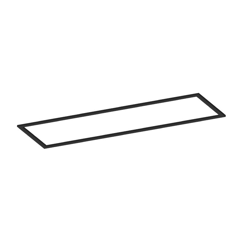 SEITLICH BELEUCHTETES LED-PANEL | 120X30CM | 36W | SCHWARZ | CCT-SCHALTER