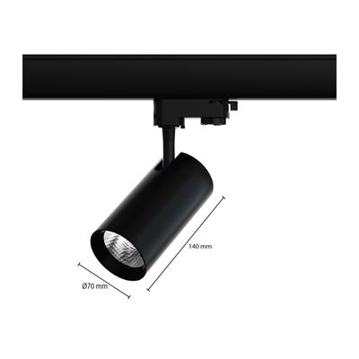 3-PHASEN STRAHLER 10W SCHWARZ