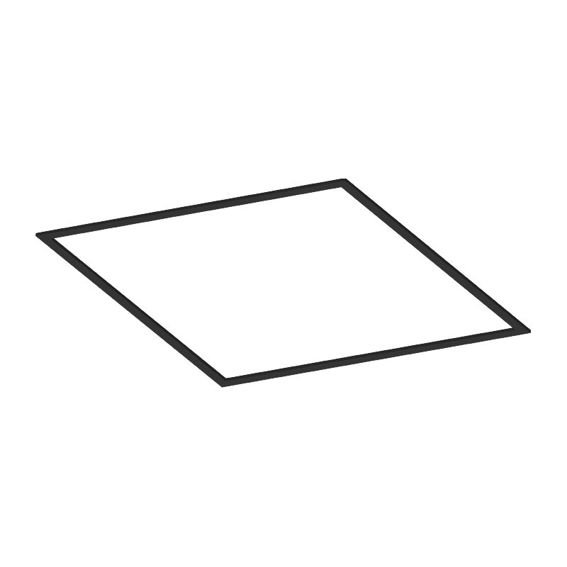 LED-PANEL MIT HINTERGRUNDBELEUCHTUNG | 60X60CM | 30W | SCHWARZ | CCT-SCHALTER