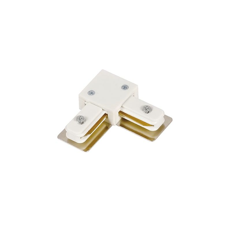 1-PHASEN SCHIENE | L-VERBINDER | WEISS