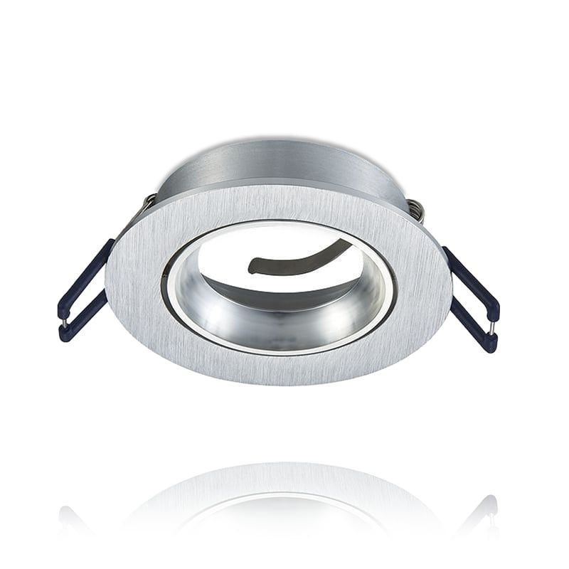 GU10 LEUCHTE SCHWENKBAR SILBER