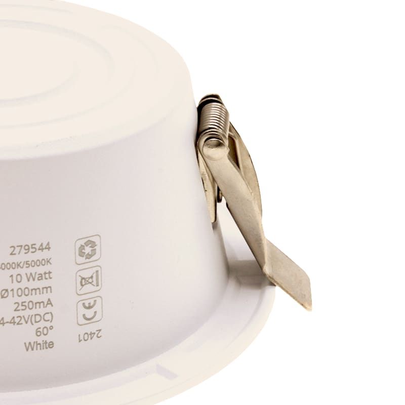 LED-DOWNLIGHT | CCT-SCHALTER | Ø100MM | 10W | WEISS