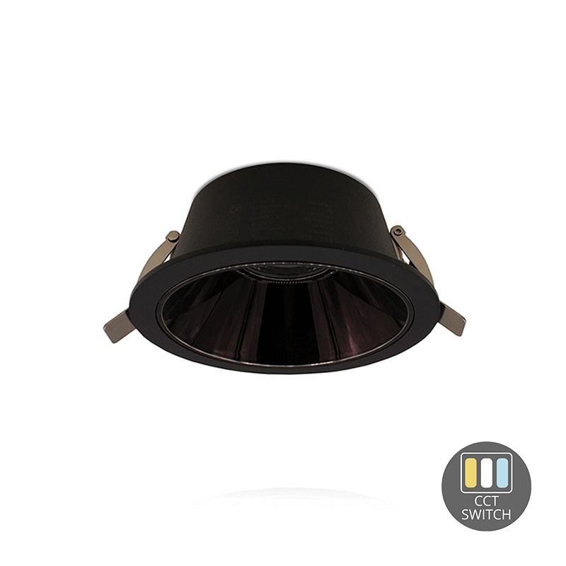 LED-DOWNLIGHT | CCT-SCHALTER | Ø100MM | 10W | SCHWARZ
