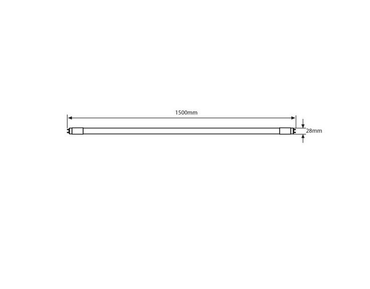LED T8 20W 3300lm 4000K