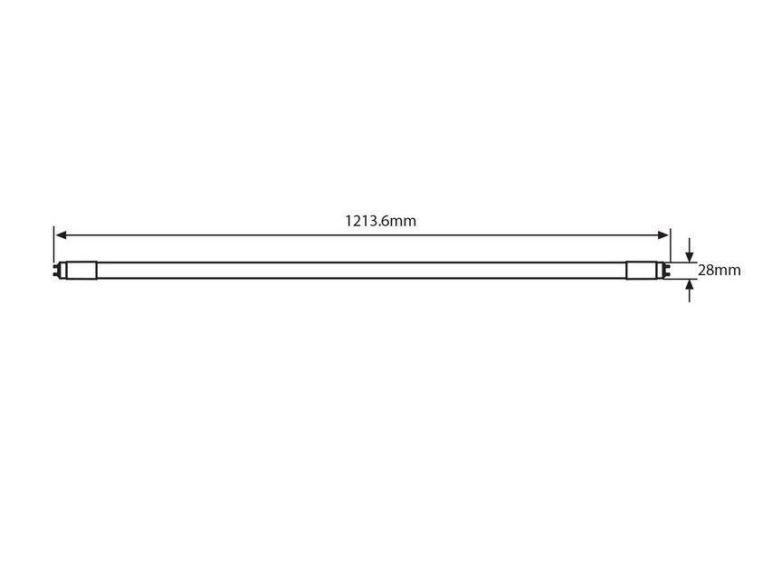LED T8 14W 2100lm 3000K