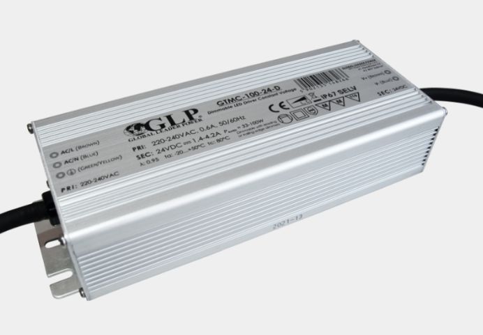 Netzteil Triac dimmbar 100W 24V/1.4-4.2A, CV, IP67