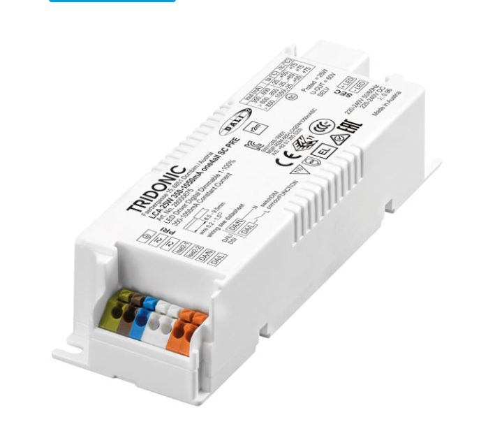 TRIDONIC LCA 25W 350-1050mA one4all SC PRE DALI
