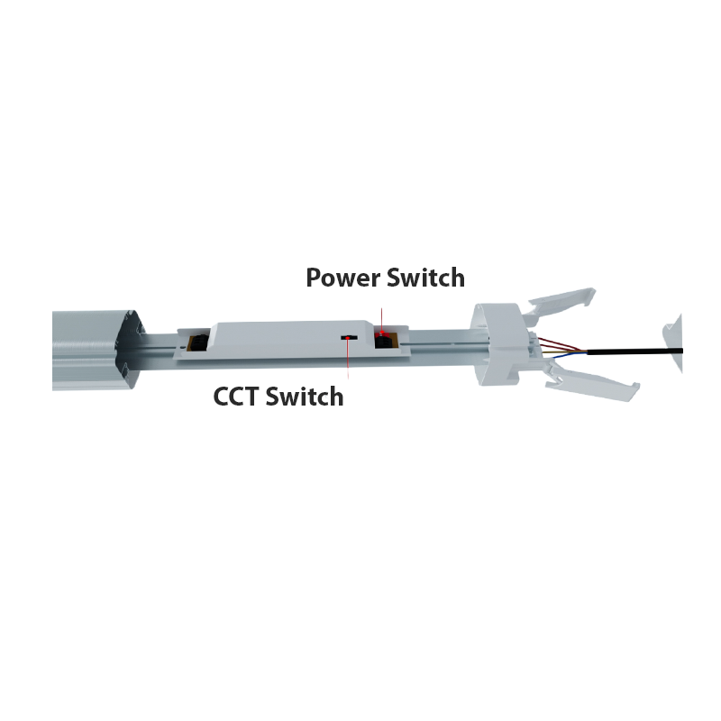 LED TRI-PROOF | 20-30-40W | 120CM | CCT SWITCH | IP65
