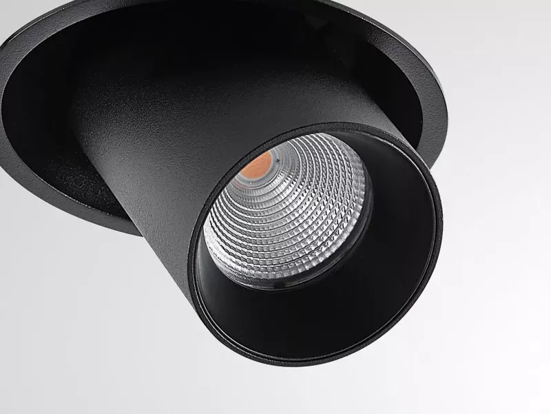 ELIX R EINBAUSTRAHLER SCHWARZ 9W 2700K DALI