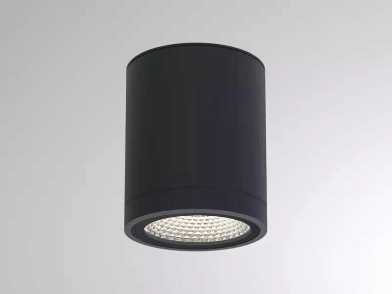 FORIS ROUND SD DECKENAUFBAULEUCHTE ANTHRAZIT 11W 2700/3000K