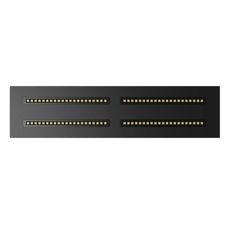 LED LOUVRE PANEEL | 120X30CM | 36W | SCHWARZ | CCT-SCHALTER