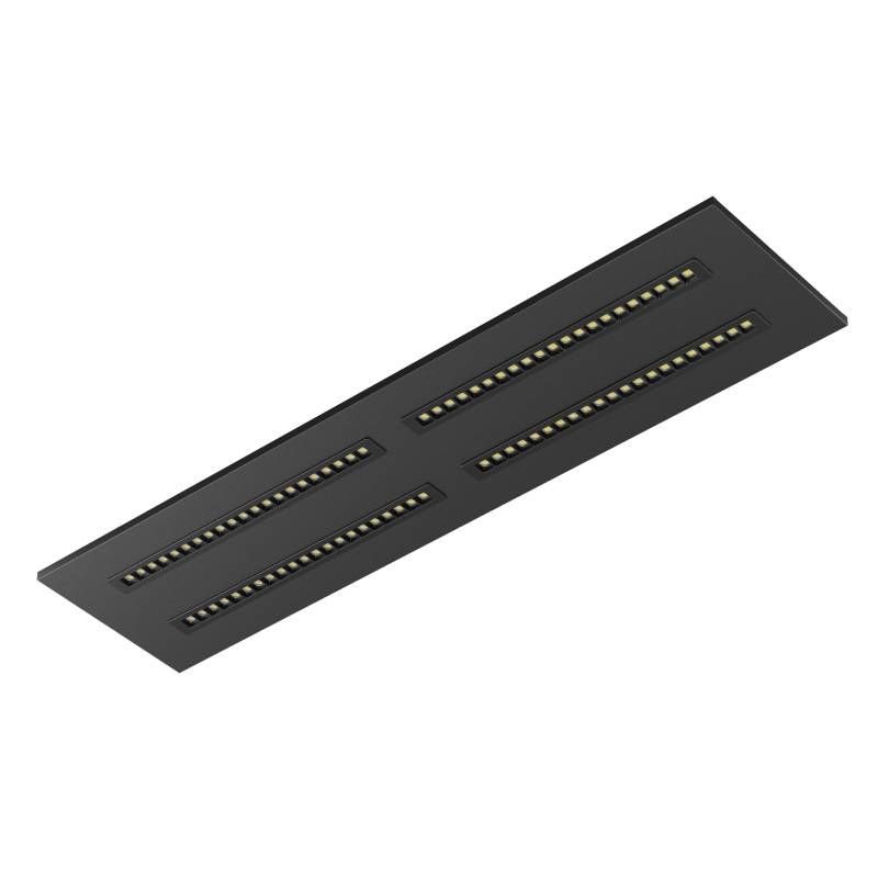 LED LOUVRE PANEEL | 120X30CM | 36W | SCHWARZ | CCT-SCHALTER