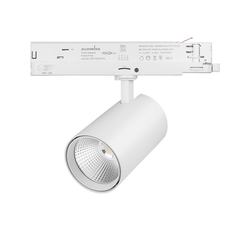 DALI 3-PHASEN STRAHLER | 10W-20W-30W | WEISS | DIMMBAR | CCT