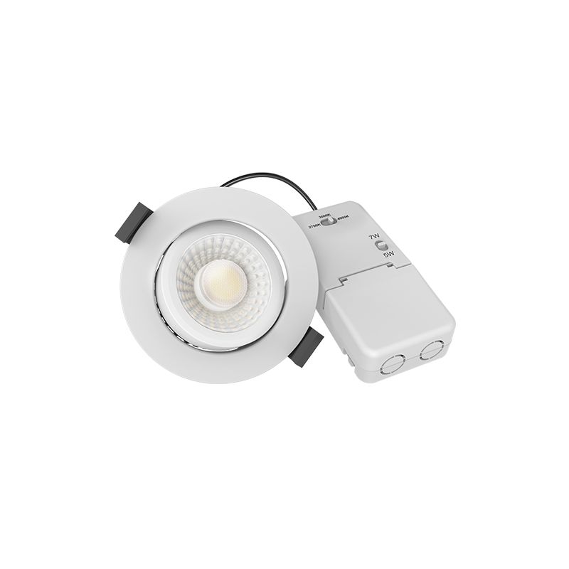 LED EINBAUSTRAHLER | SLIM-FIT | 5W-7W | DIM | WEISS | CCT-SWITCH | IP65