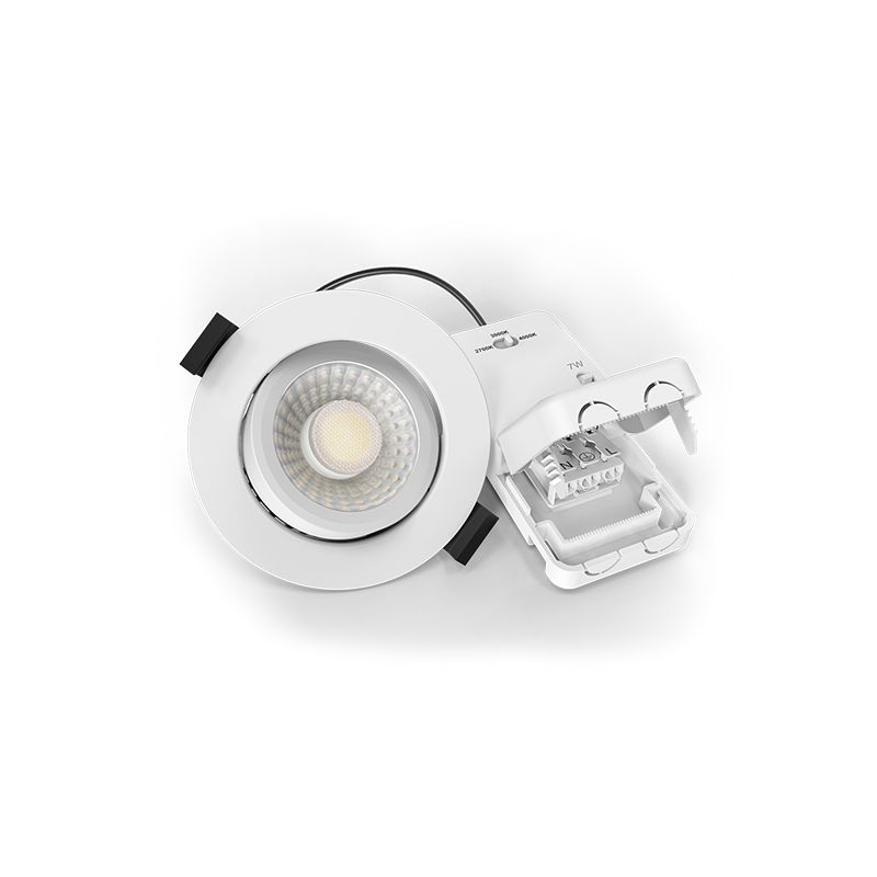 LED EINBAUSTRAHLER | SLIM-FIT | 5W-7W | DIM | WEISS | CCT-SWITCH | IP65
