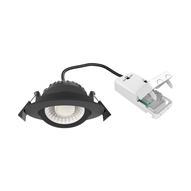 LED EINBAUSTRAHLER | SLIM-FIT | 5W-7W | DIM | SCHWARZ | CCT-SWITCH | IP65