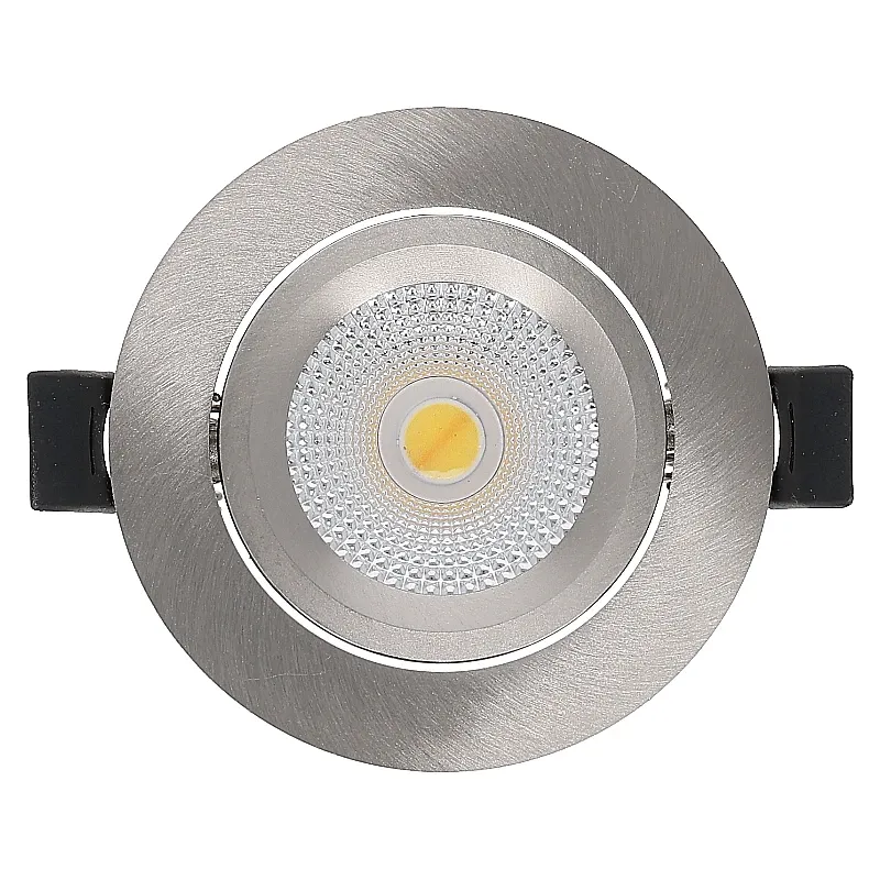LED-EINBAUSTRAHLER SLIM 4W/6W DIMMBAR SILBER CCT