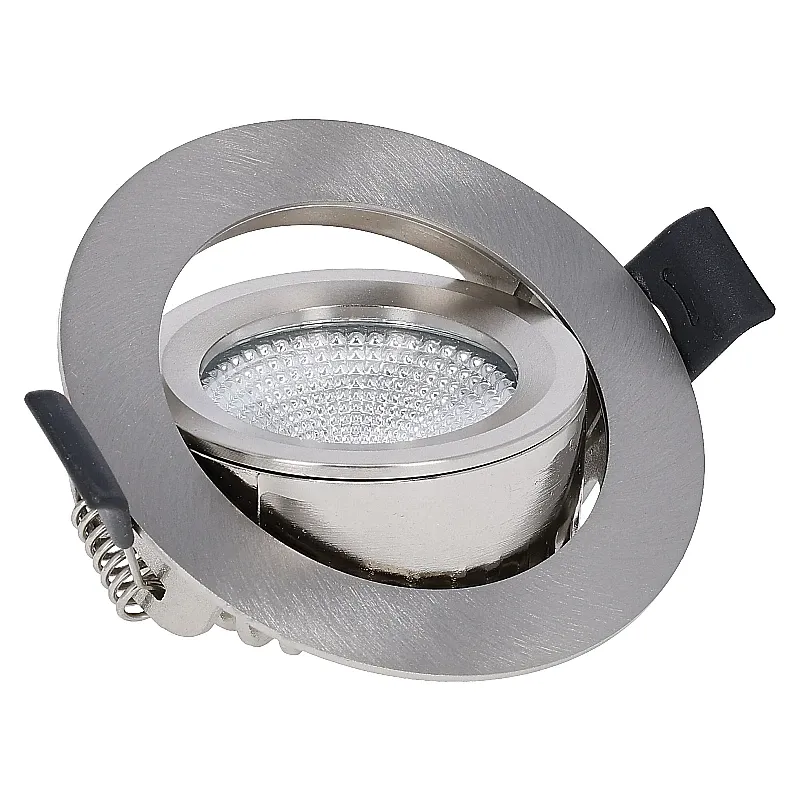 LED-EINBAUSTRAHLER SLIM 4W/6W DIMMBAR SILBER CCT