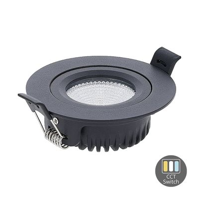 LED-EINBAUSTRAHLER | SLIM-FIT | 6W | DIM | SCHWARZ | CCT-SWITCH
