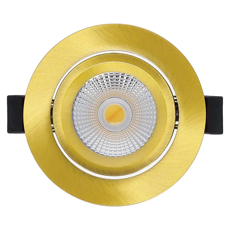 LED-EINBAUSTRAHLER | SLIM-FIT | 6W | DIM | MESSING | CCT-SWITCH