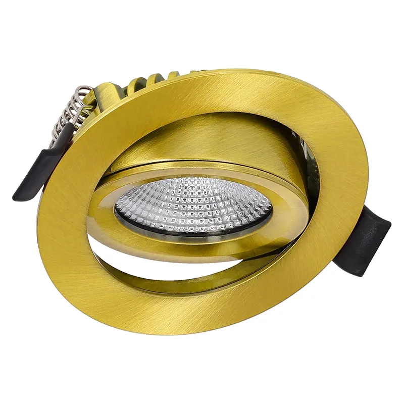 LED-EINBAUSTRAHLER | SLIM-FIT | 6W | DIM | MESSING | CCT-SWITCH