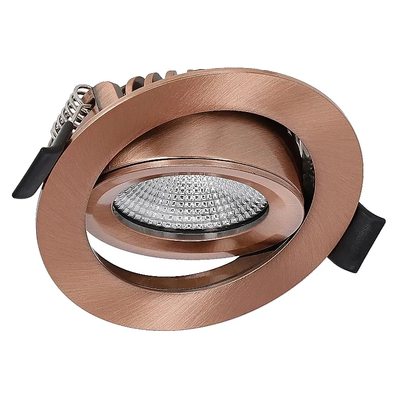 LED-EINBAUSTRAHLER | SLIM-FIT | 6W | DIM | KUPFER | CCT-SWITCH